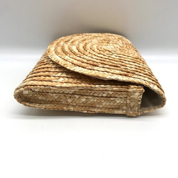 EWC Neutral Raffia Envelope Clutch - Picture 3 of 10